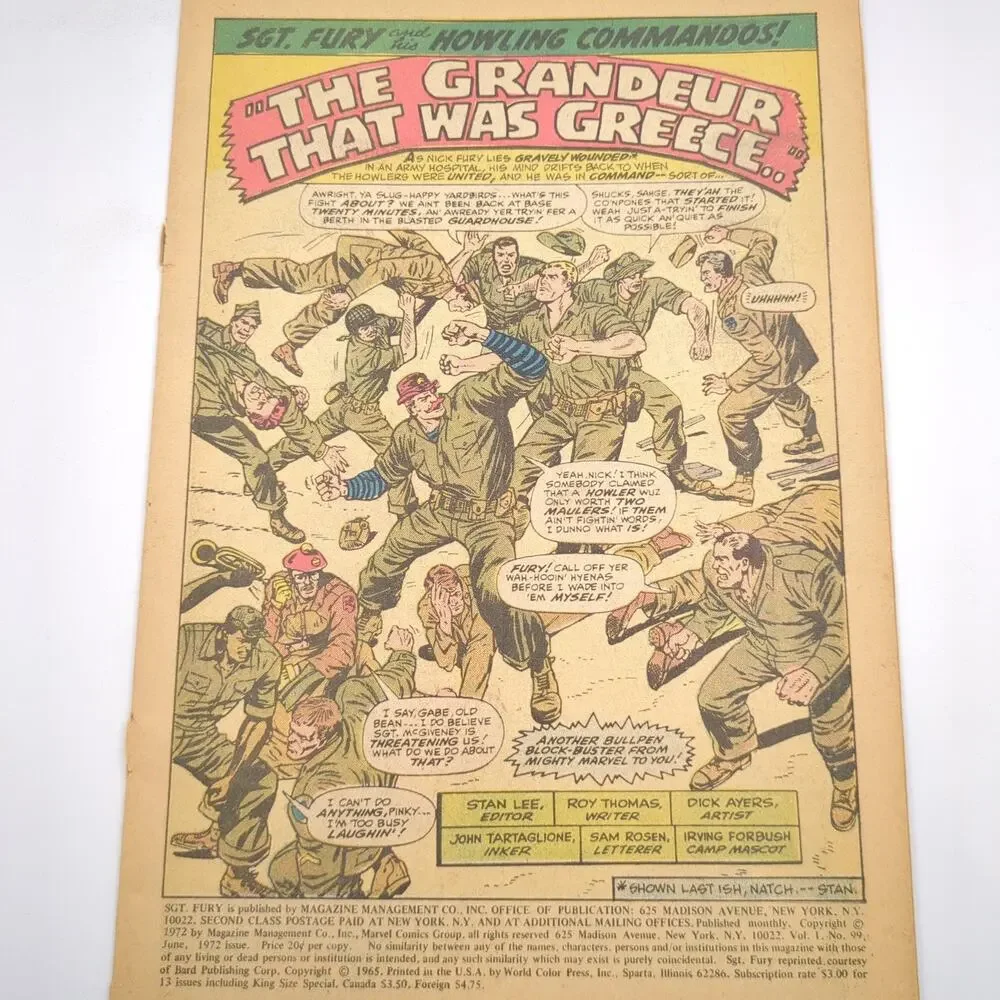 No Covers Lot Daredevil 37 Marvel Super-Heroes 38 Sgt Fury 99 Marvel Premiere